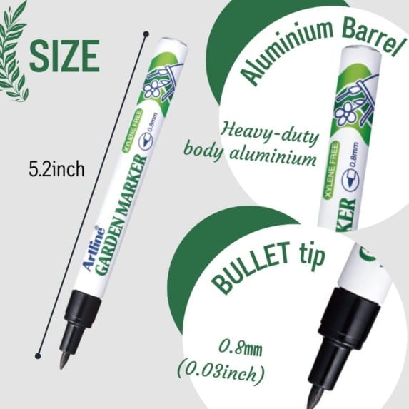 ปากกาเคมี ARTLINE EK-780 หัวกลม 0.8มม. สี ดำ_1